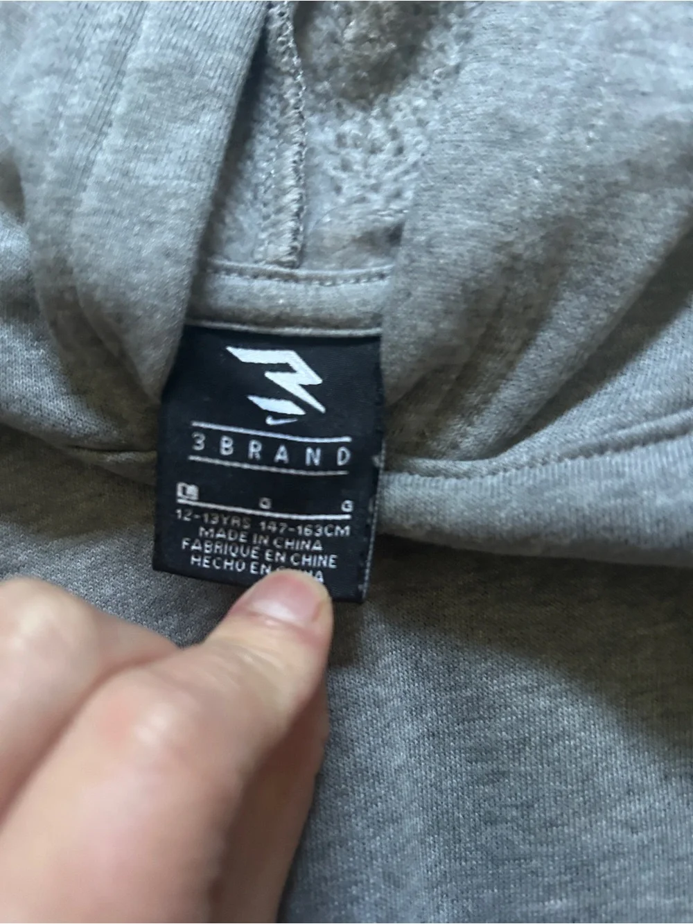 Nike 3 brand boys hoodie